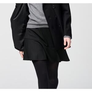 Uniqlo Flare Mini Skirt with Shorts in Black
